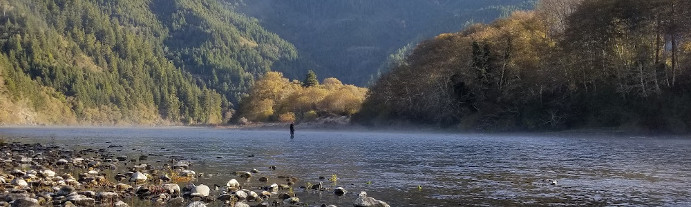 Lone Fisherman on the Lower Klamath